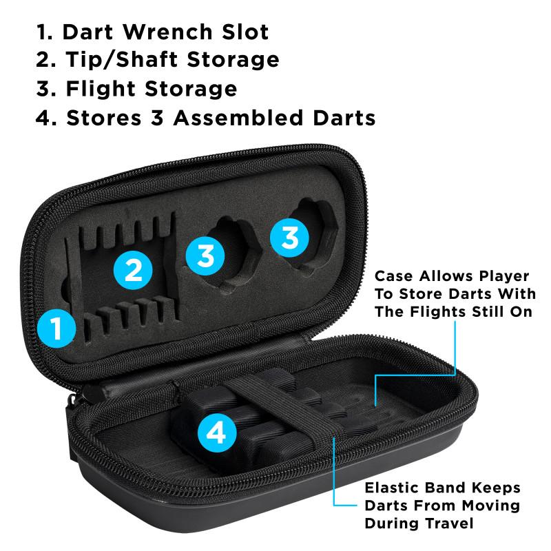 Viper Jaguar Darts 80% Tungsten Soft Tip Darts 2 Knurled Rings 18 Grams - Image 3