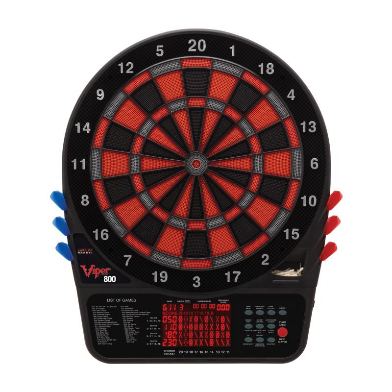 Viper 800 Electronic Dartboard, Metropolitan Espresso Cabinet & Shadow Buster Dartboard Light Bundle - Image 4