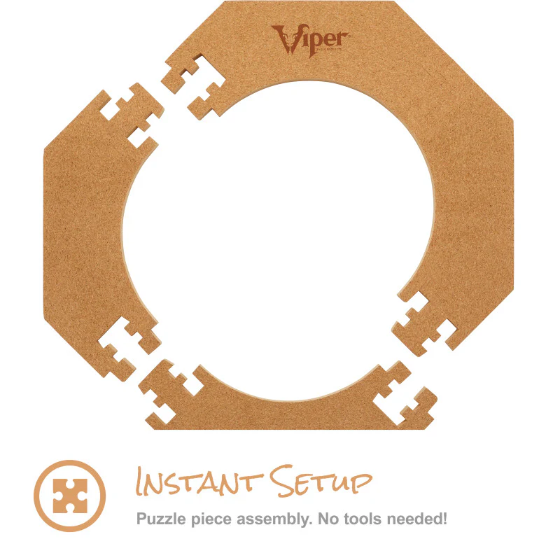 Viper Octagonal Wall Defender Dartboard Surround Cork - Image 5