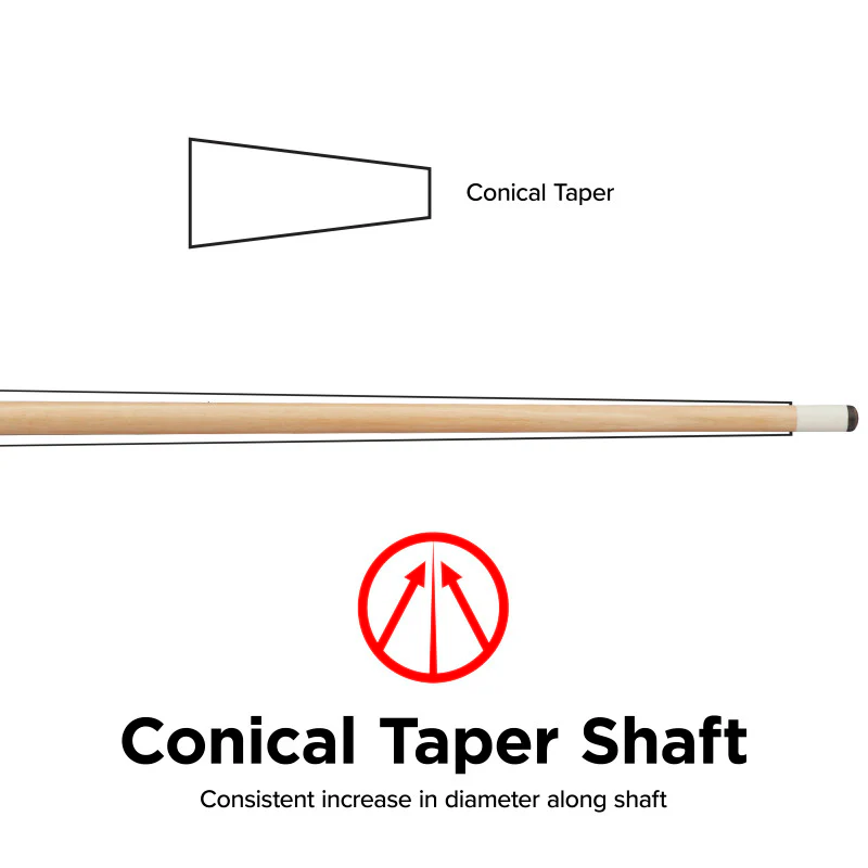 Viper One Piece 48" Maple Bar Billiard/Pool Cue Stick - Image 5