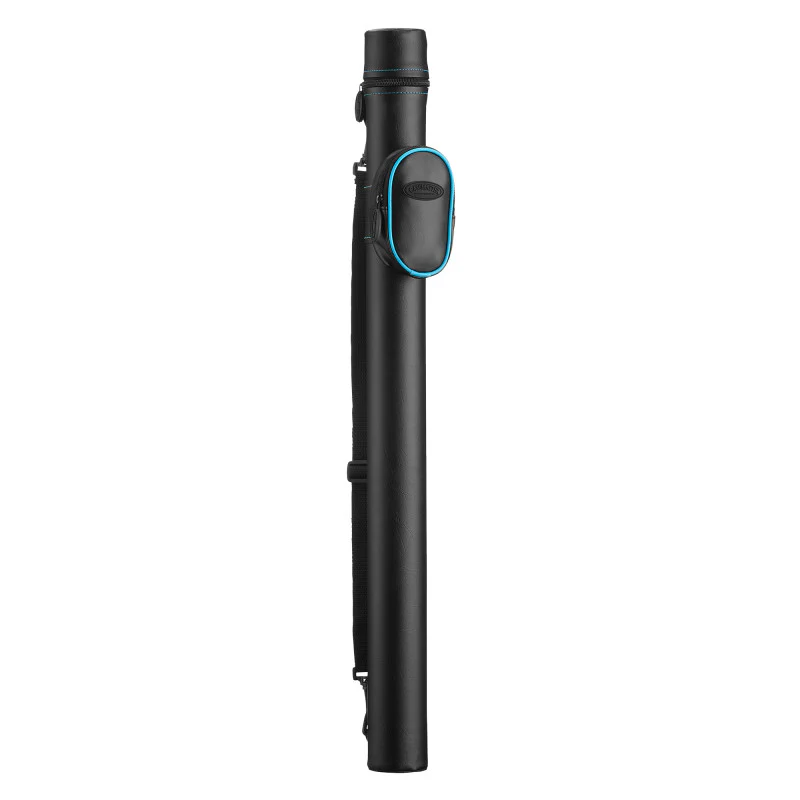 Casemaster Q-Vault Supreme Black with Blue Trim Cue Case - Image 3