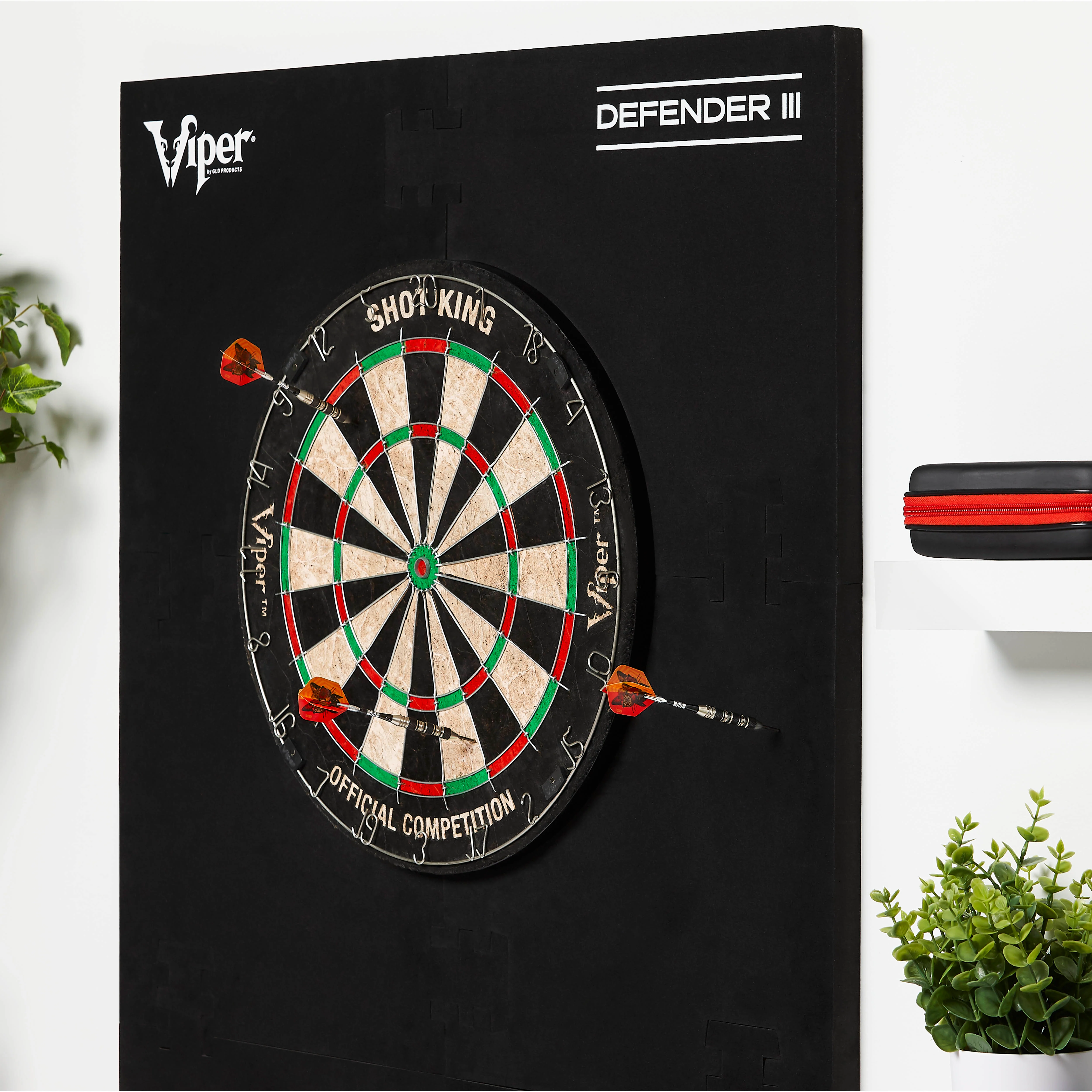Viper Wall Defender III Dartboard Surround Red - Image 10