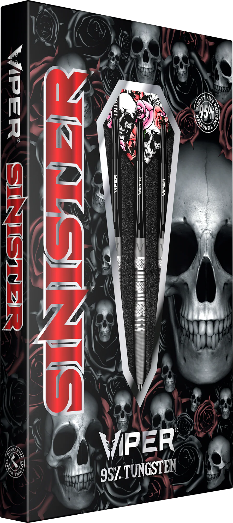Viper Sinister Tungsten Steel Tip Dart Set - Triple Knurl - Image 6